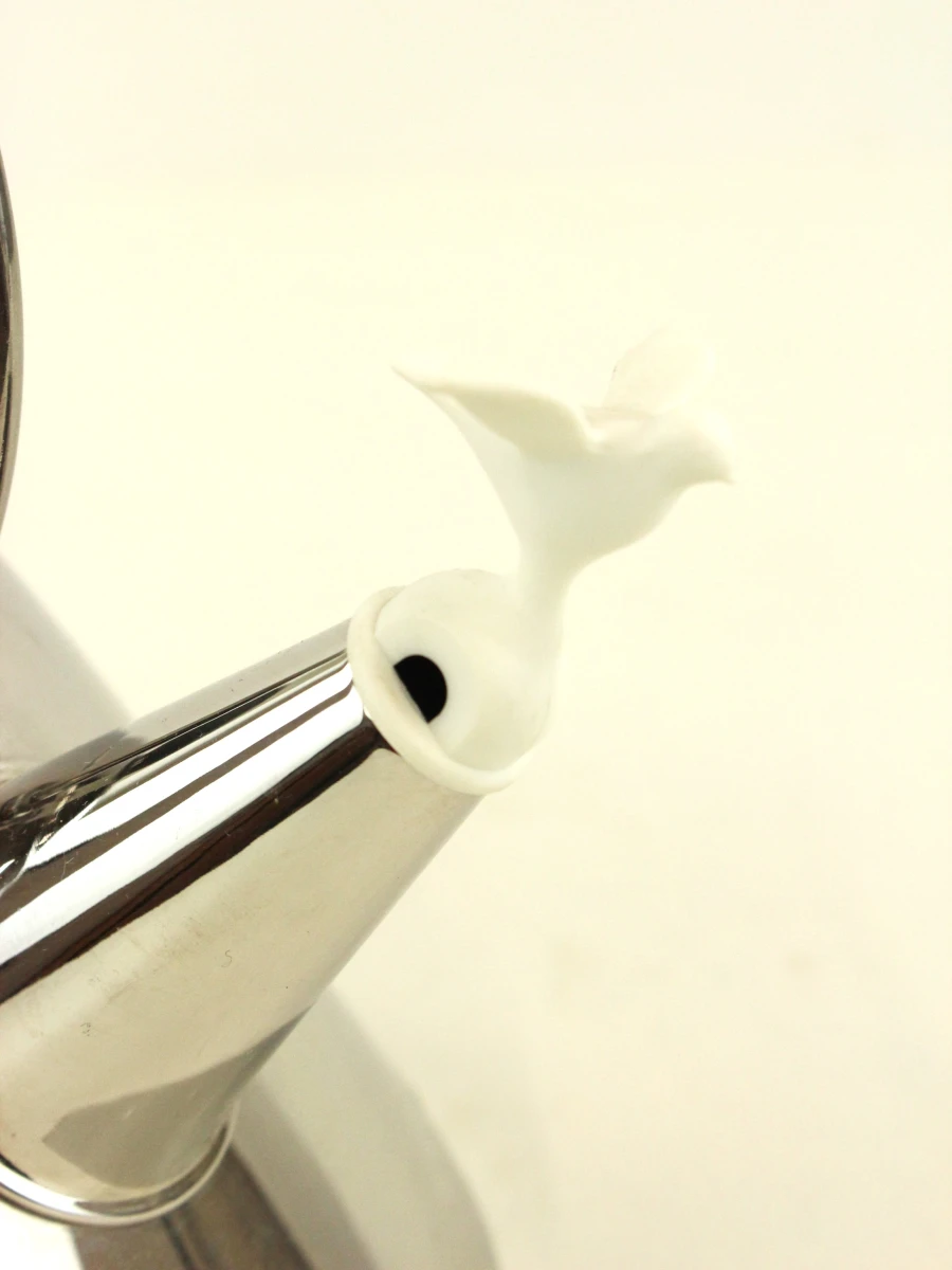 Lot van 4 designobjecten van Alessi – fluitketel, asbak en 2 spaghetti opbergdozen - foto 10