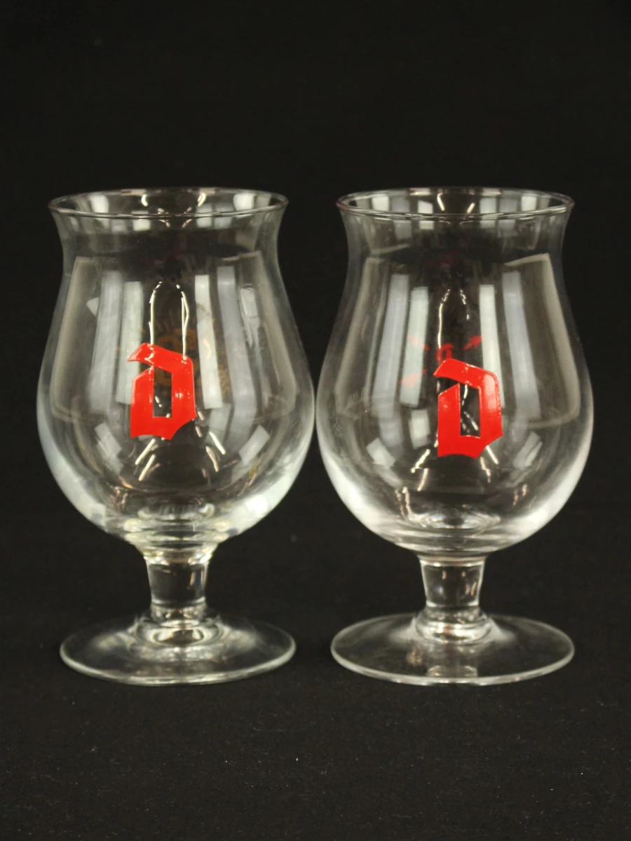 Partij vintage bierglazen – Vedett Extra & Duvel – 12 stuks - foto 7