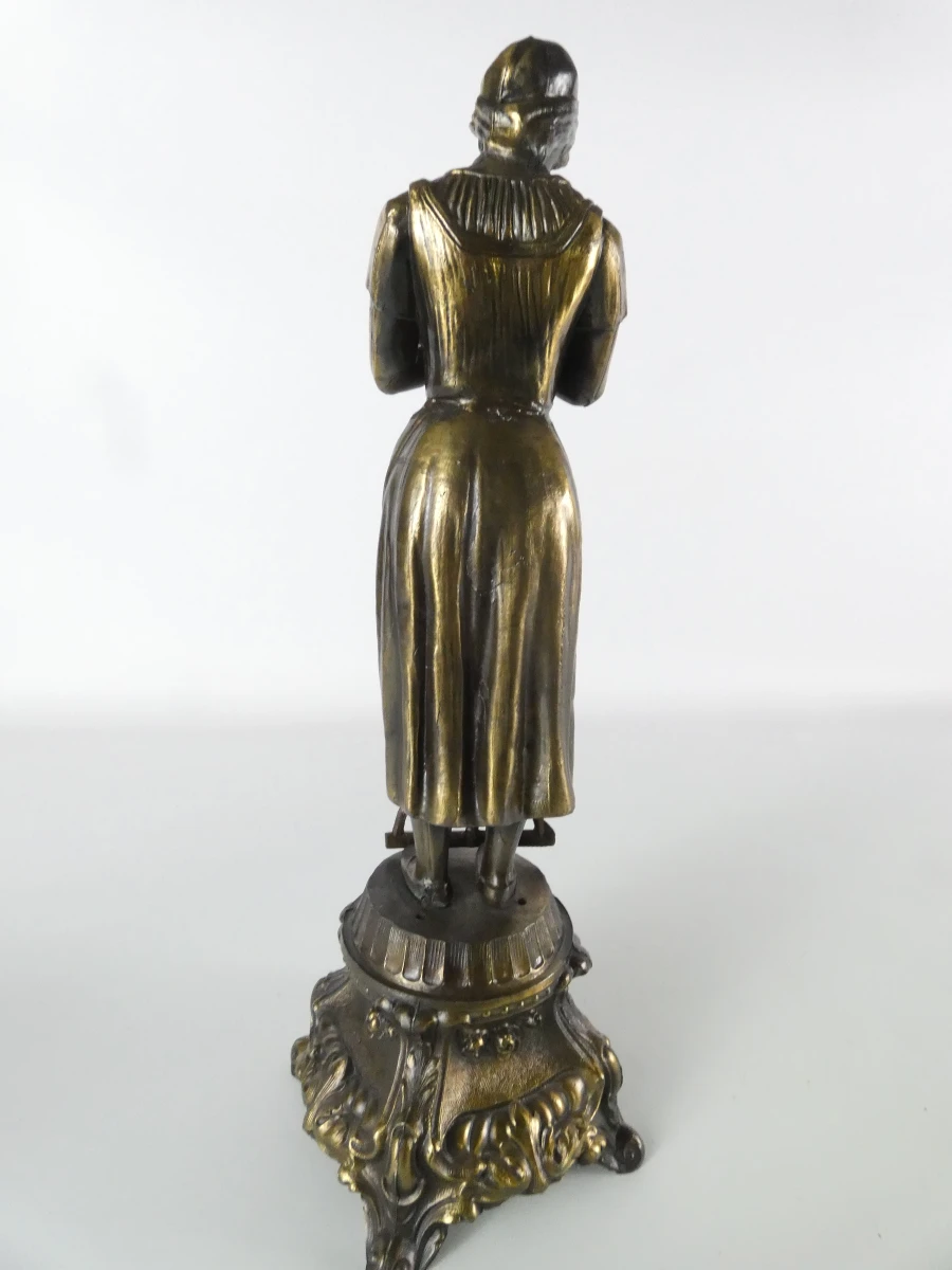 Set van 2 beeldjes van man en vrouw - kunstbrons - foto 6