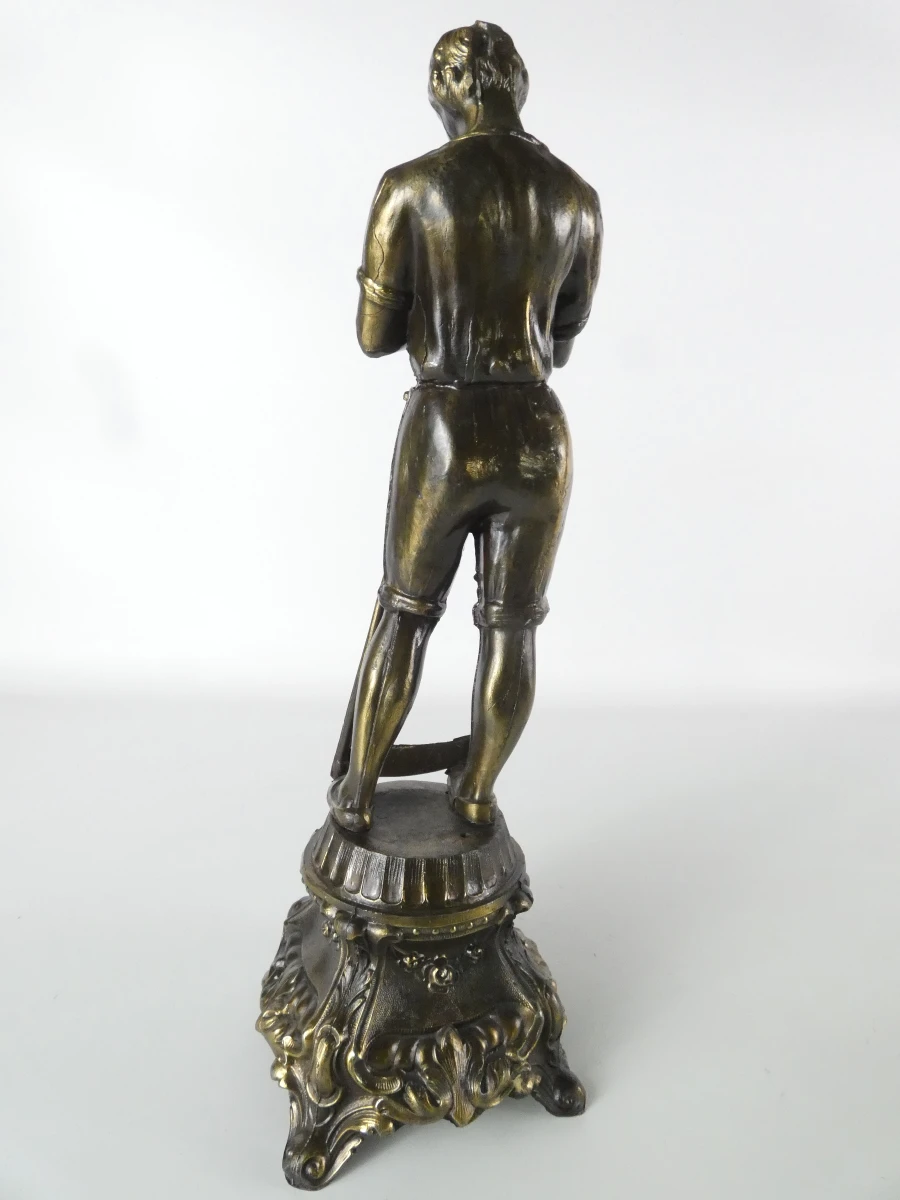 Set van 2 beeldjes van man en vrouw - kunstbrons - foto 11