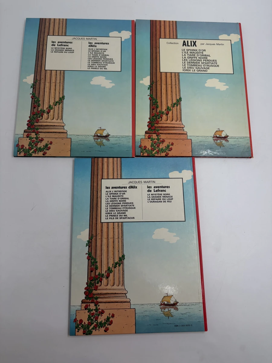 Set van 3 vintage hardcover stripboeken 'Alix' (Jacques Martin / Casterman) - foto 6