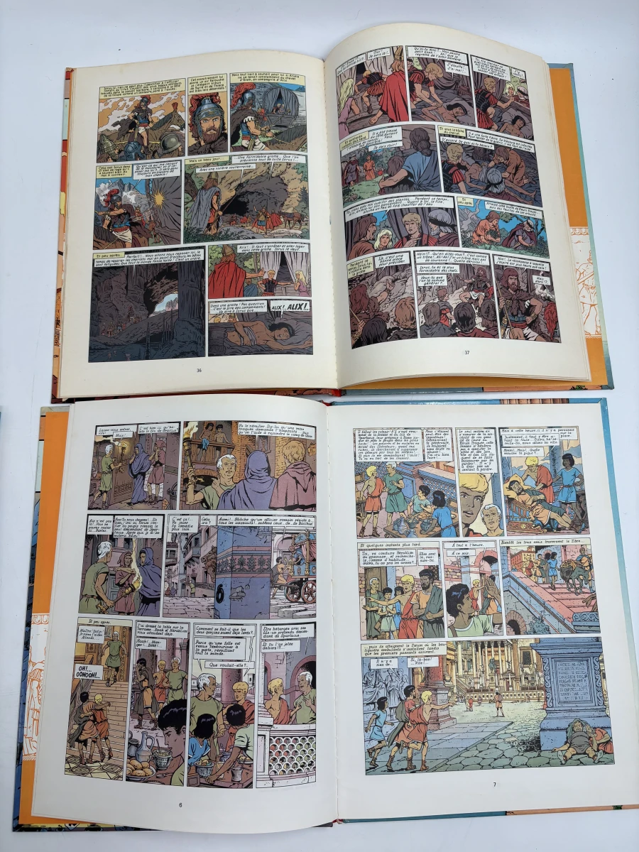 Set van 3 vintage hardcover stripboeken 'Alix' (Jacques Martin / Casterman) - foto 5