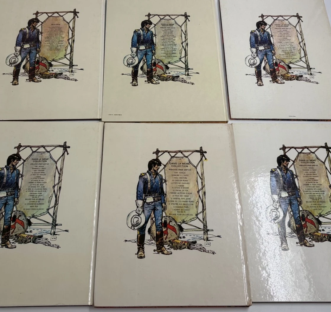 Set van 6 vintage hardcover stripboeken 'Blueberry' – Charlier & Giraud (Dargaud / Lombard / Novedi) - foto 9