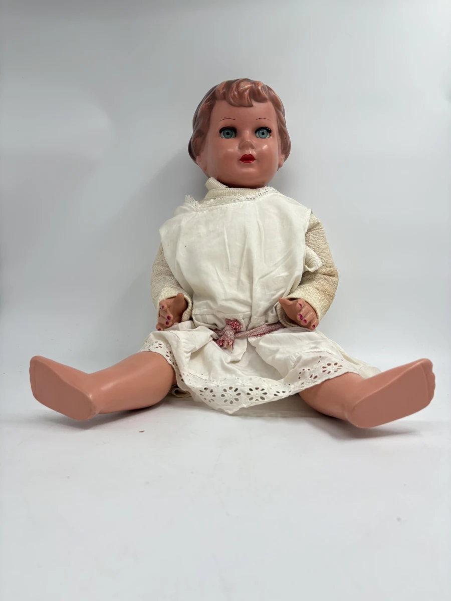 Grote antieke Schildkröt pop met geluidsmechanisme – Model 64 – Celluloid / Hard plastic - foto 2