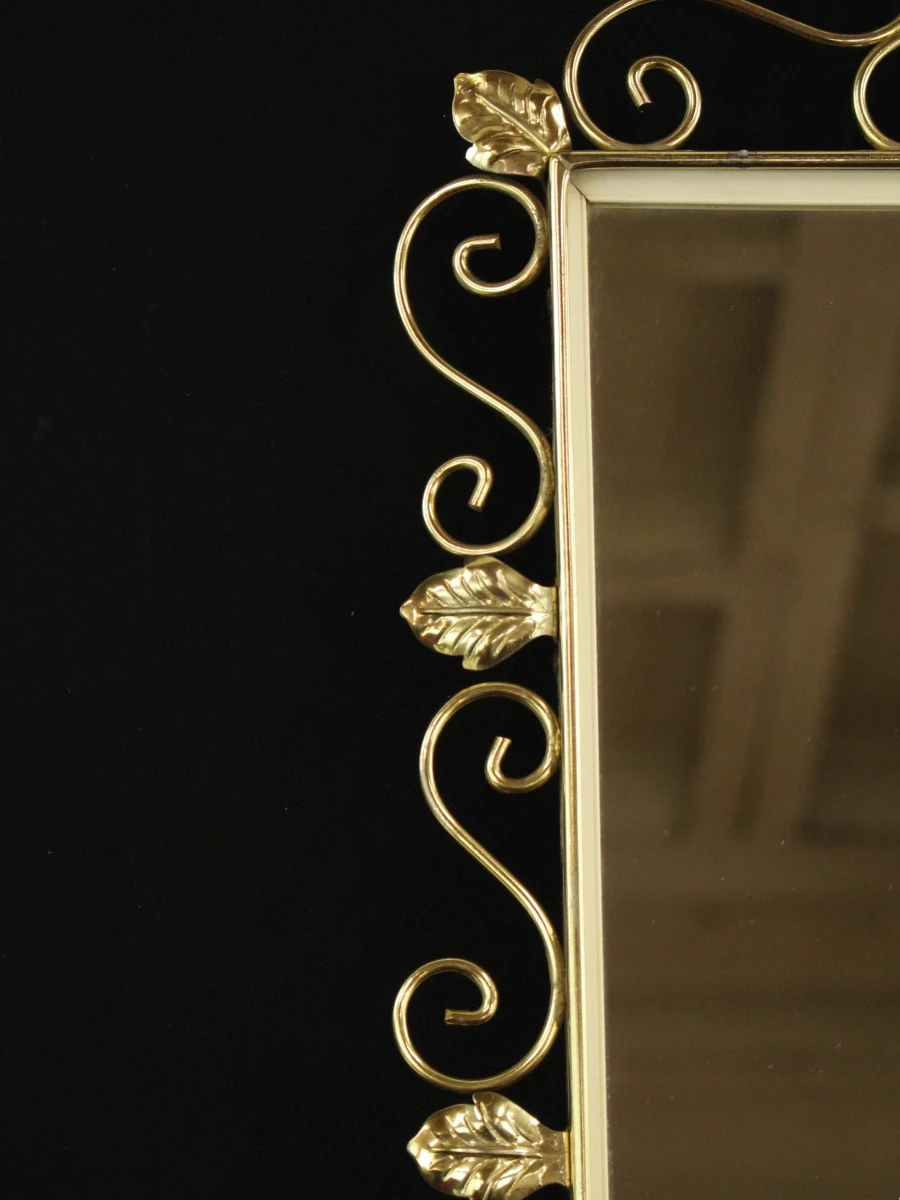 Vintage Hollywood Regency wandspiegel (jaren '50/'60) - foto 4