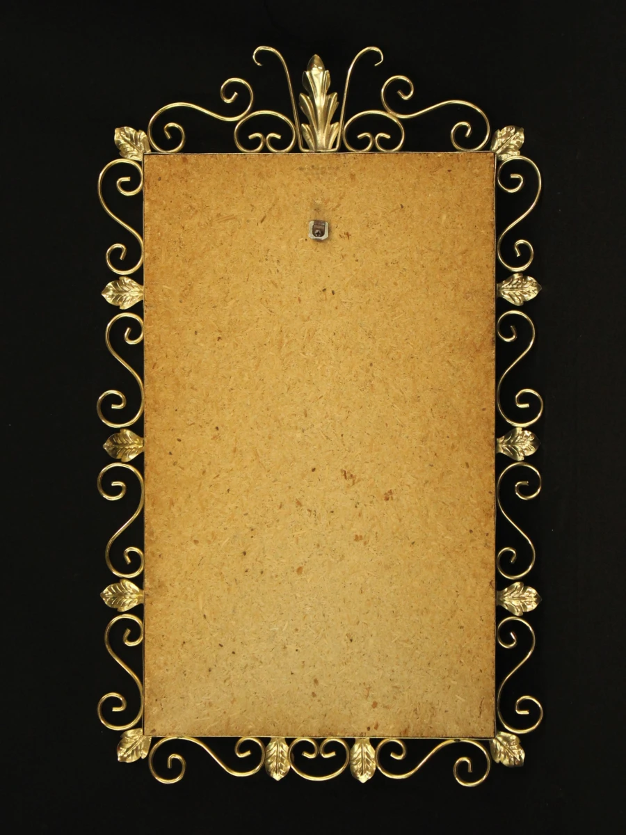 Vintage Hollywood Regency wandspiegel (jaren '50/'60) - foto 6