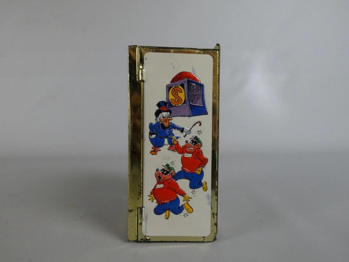 Vintage Royco Disney Dagobert Duck blikken spaarpot - foto 4