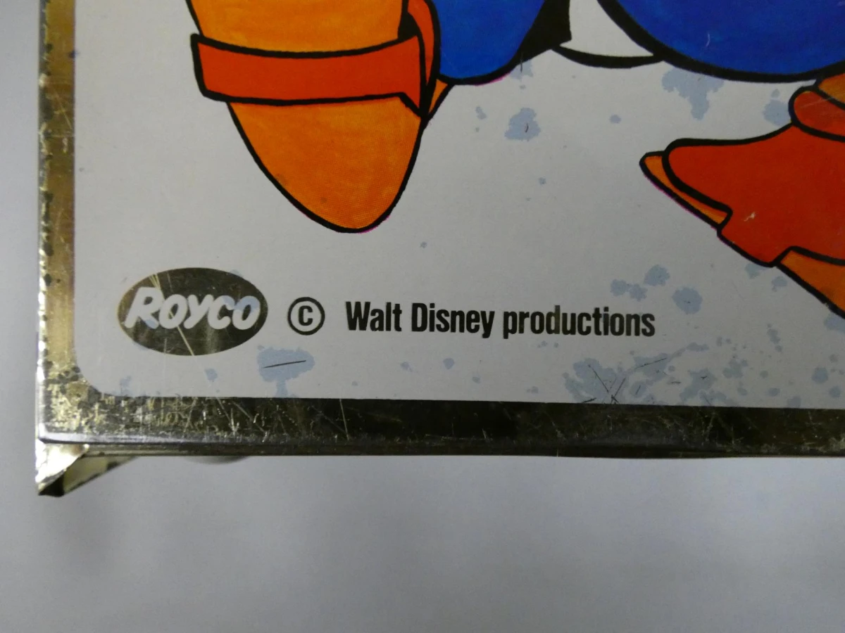 Vintage Royco Disney Dagobert Duck blikken spaarpot - foto 7