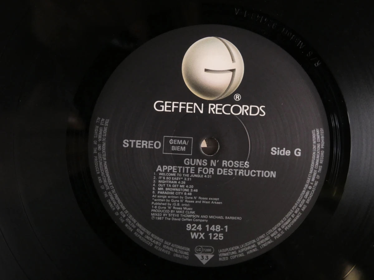 Guns N’ Roses LP - Appetite for Destruction - met controversiële Robot-hoes - foto 5