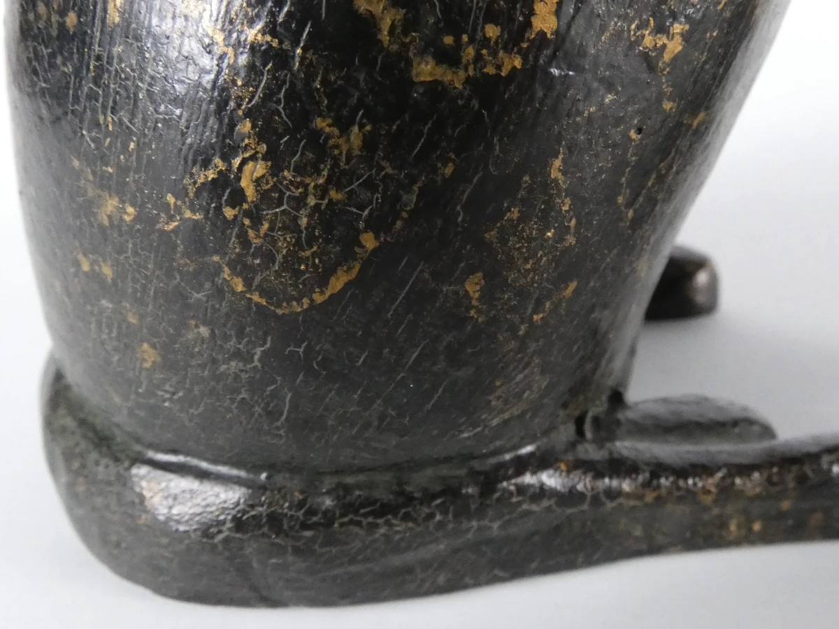 Decoratieve kat in hars met patina - foto 10