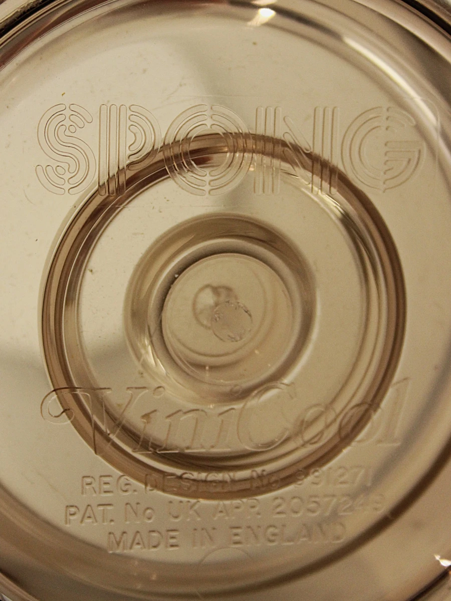 Vintage SPONG ijsemmer / ijskoeler – rookbruin – Made in England - foto 6