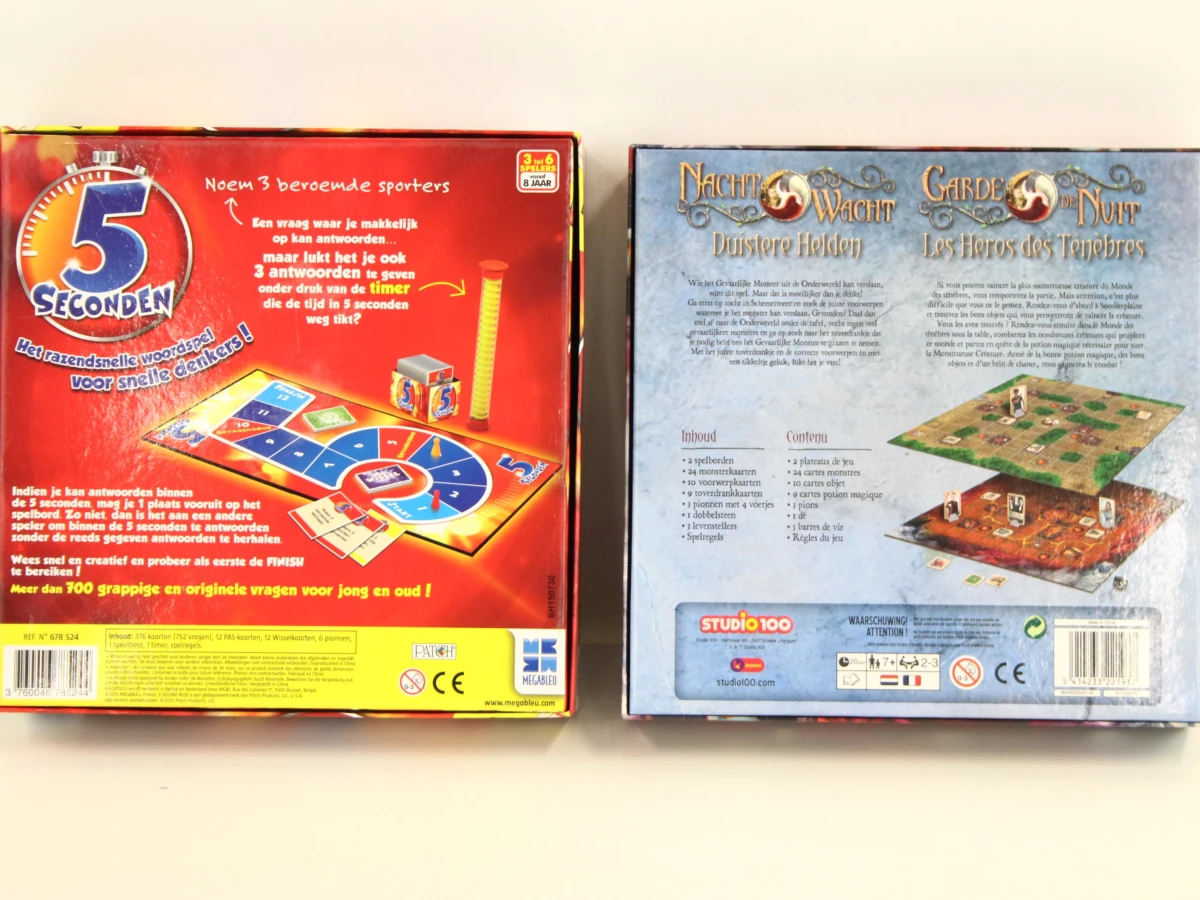 Lot van 6 gezelschapsspellen - foto 3