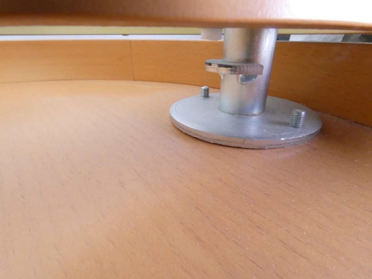 Set van 2 Hülsta Primo DC Ronde Design Nachtkastjes op Wieltjes - foto 21