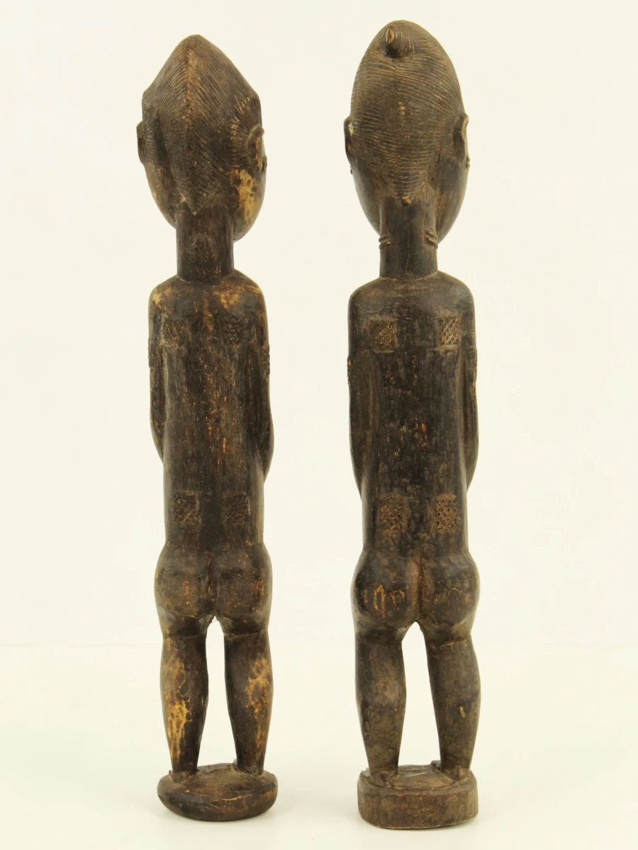 Set van 4 Afrikaanse houten beelden - foto 9