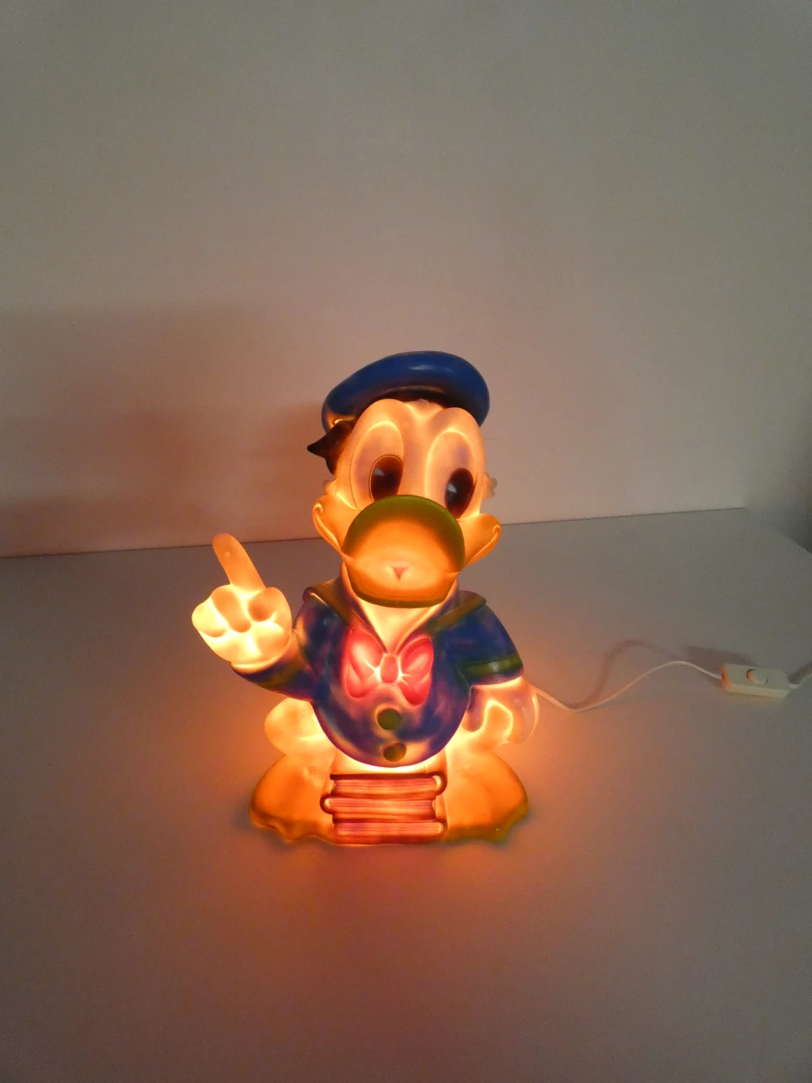 Vintage Disney Donald Duck tafellamp - Heico - foto 11