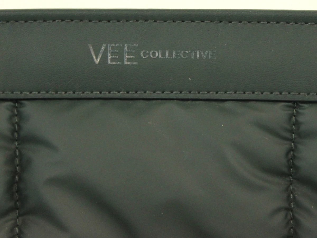 VEE Collective gewatteerde schoudertas - donkergroen - vegan & gerecycleerde materialen - nieuw - foto 2