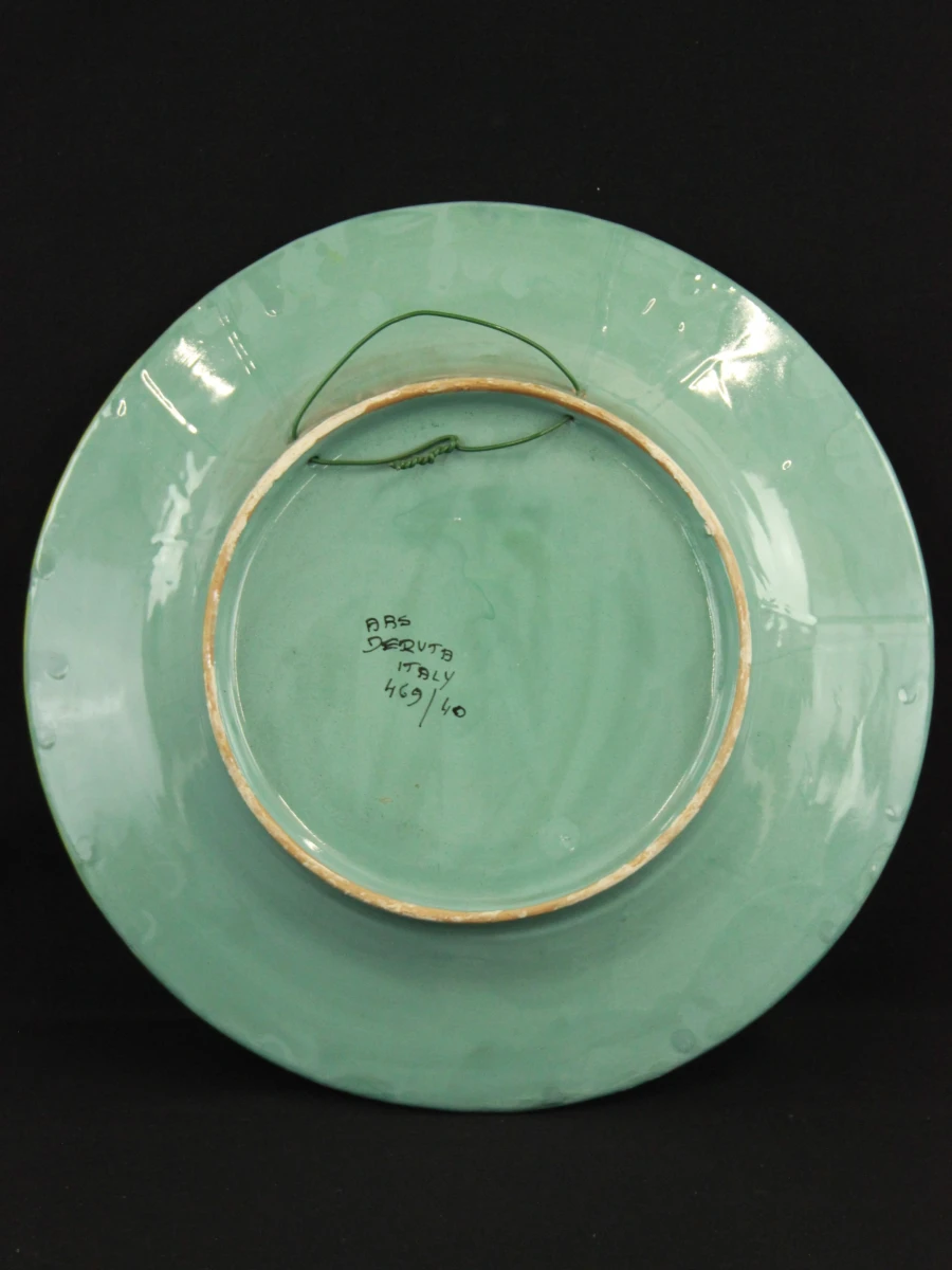 XL Italiaanse Majolica Sierschaal – Ars Deruta – 40 cm - foto 6