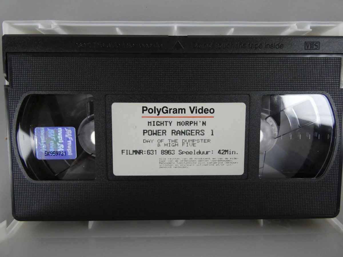 3 Power rangers VHS films - foto 11