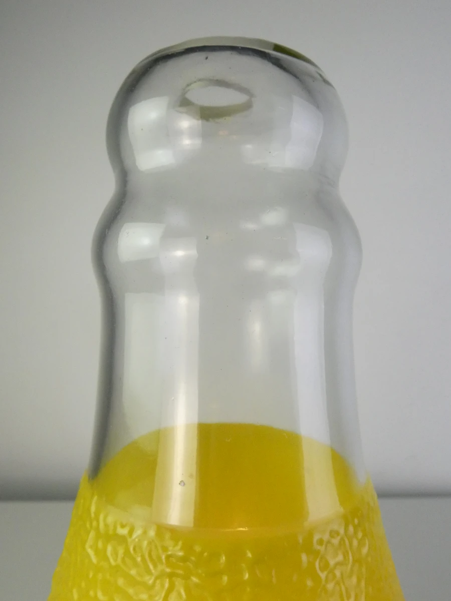 XL Orangina Glazen Fles Lamp – ArtScène Créations (Jaren '80) - foto 3