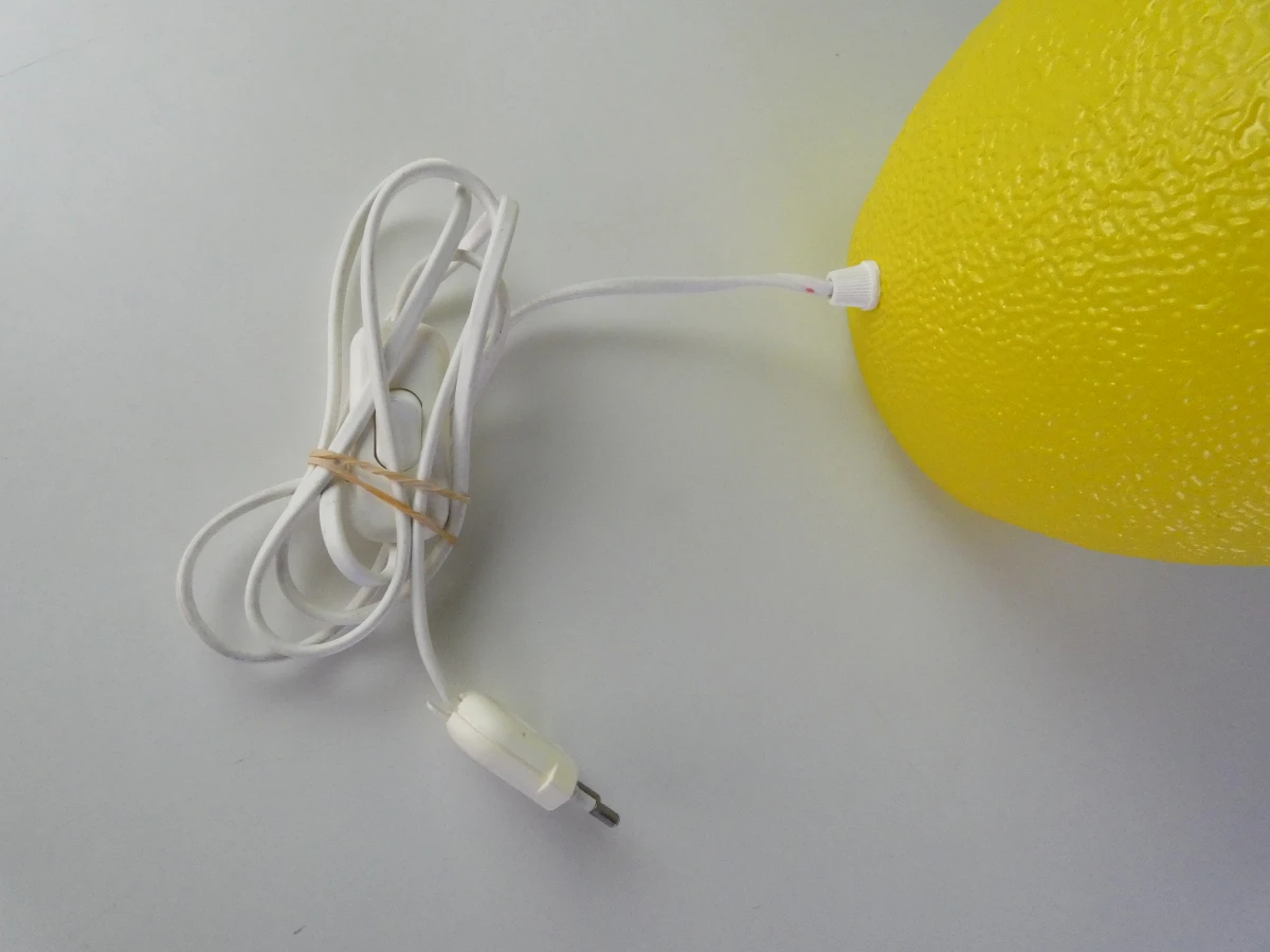 XL Orangina Glazen Fles Lamp – ArtScène Créations (Jaren '80) - foto 11