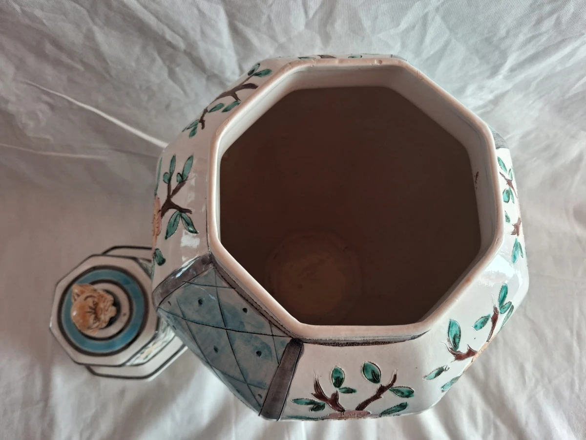 Decoratieve keramische vaas met deksel - foto 6