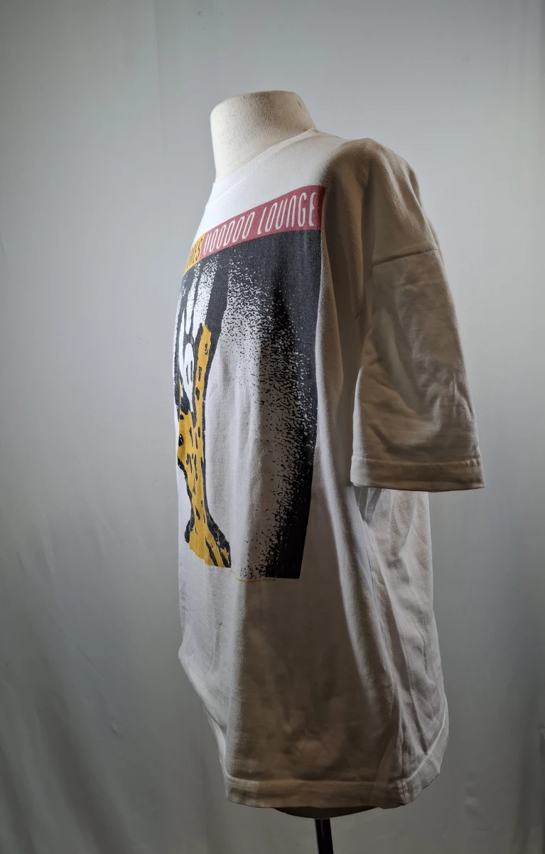 Wit T-shirt met Rolling Stones Voodoo Lounge print - foto 2