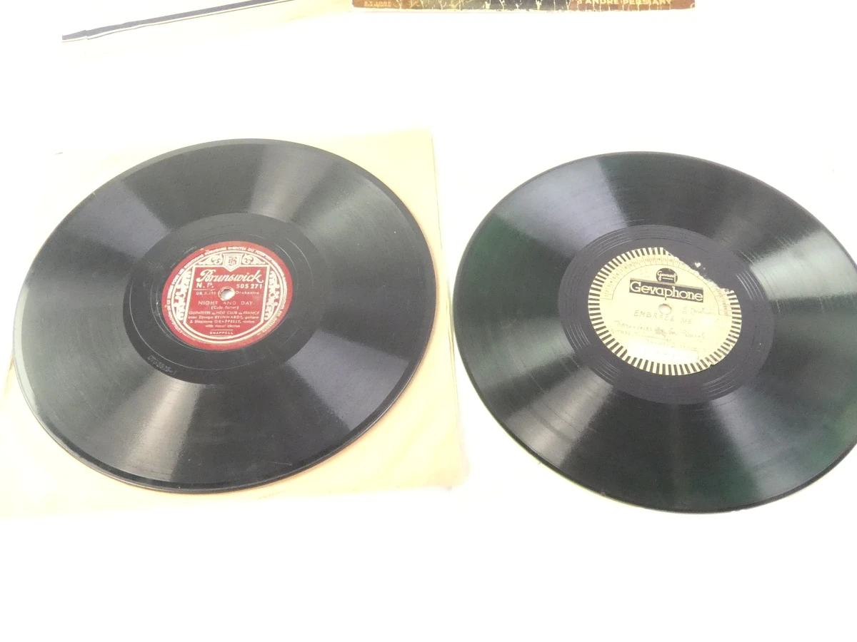 Set van vintage grammofoonplaten met hoes - foto 8
