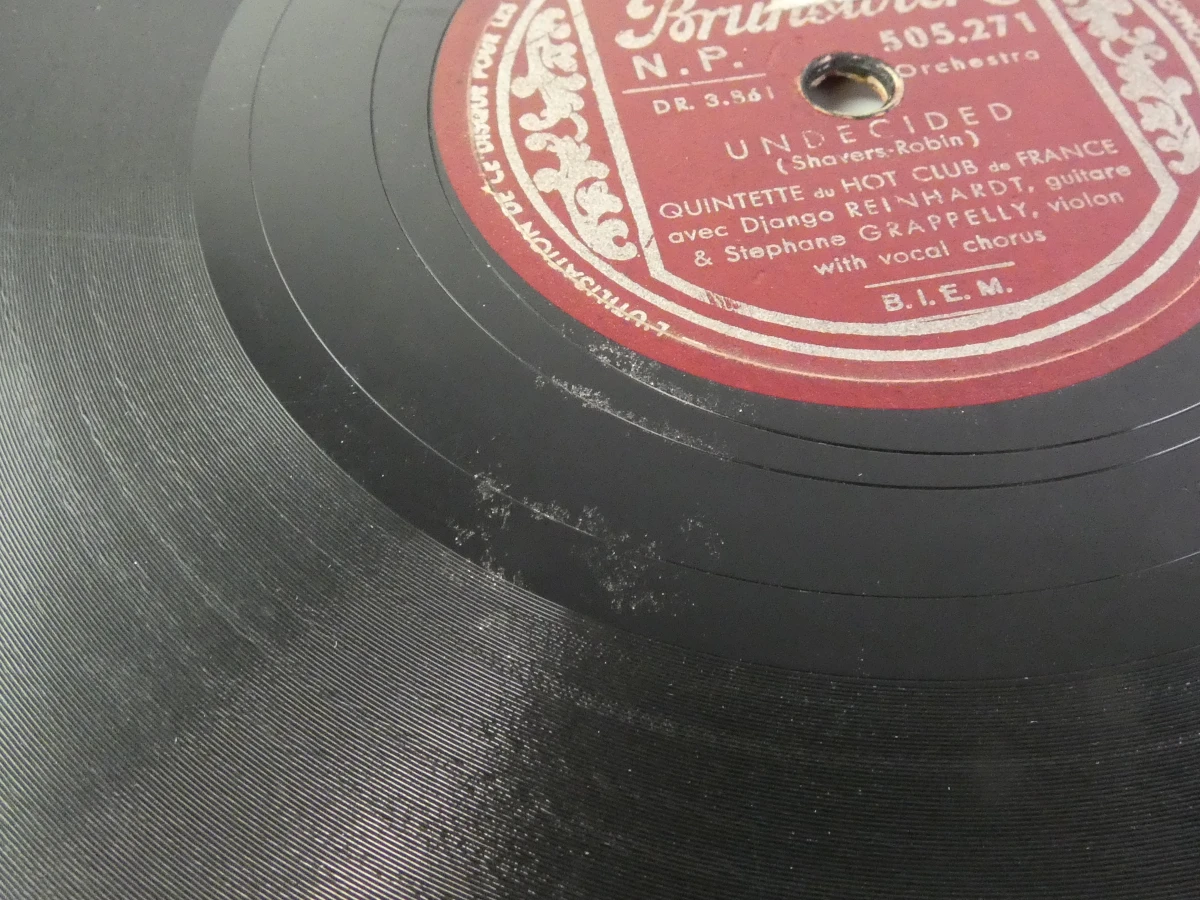 Set van vintage grammofoonplaten met hoes - foto 13