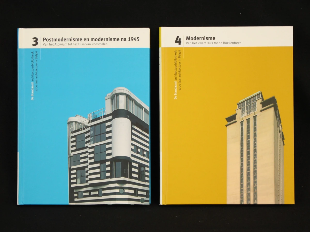 De Standaard architectuurbibliotheek: 1000 jaar architectuur in België complete 10 delige reeks - foto 3