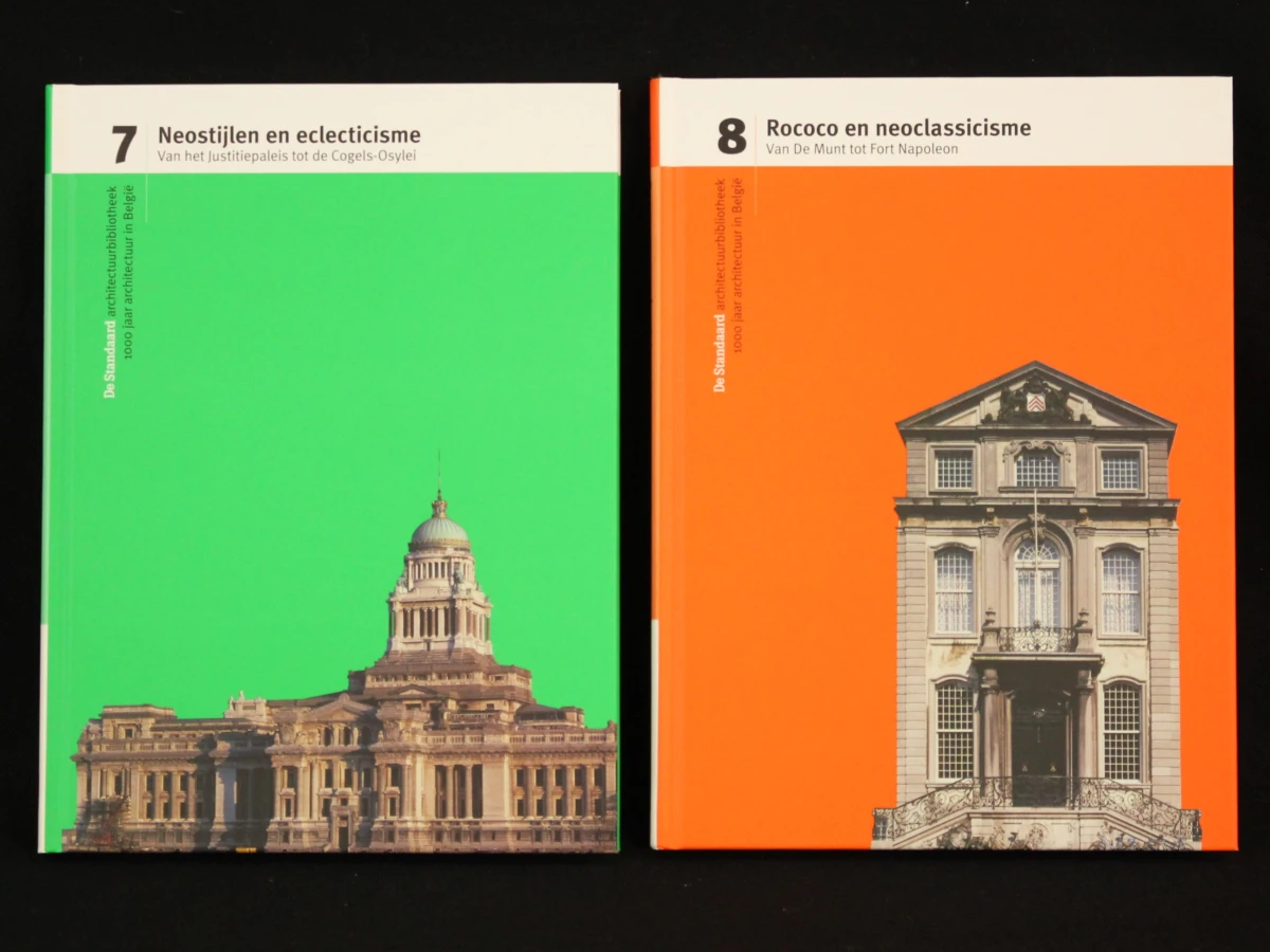 De Standaard architectuurbibliotheek: 1000 jaar architectuur in België complete 10 delige reeks - foto 5