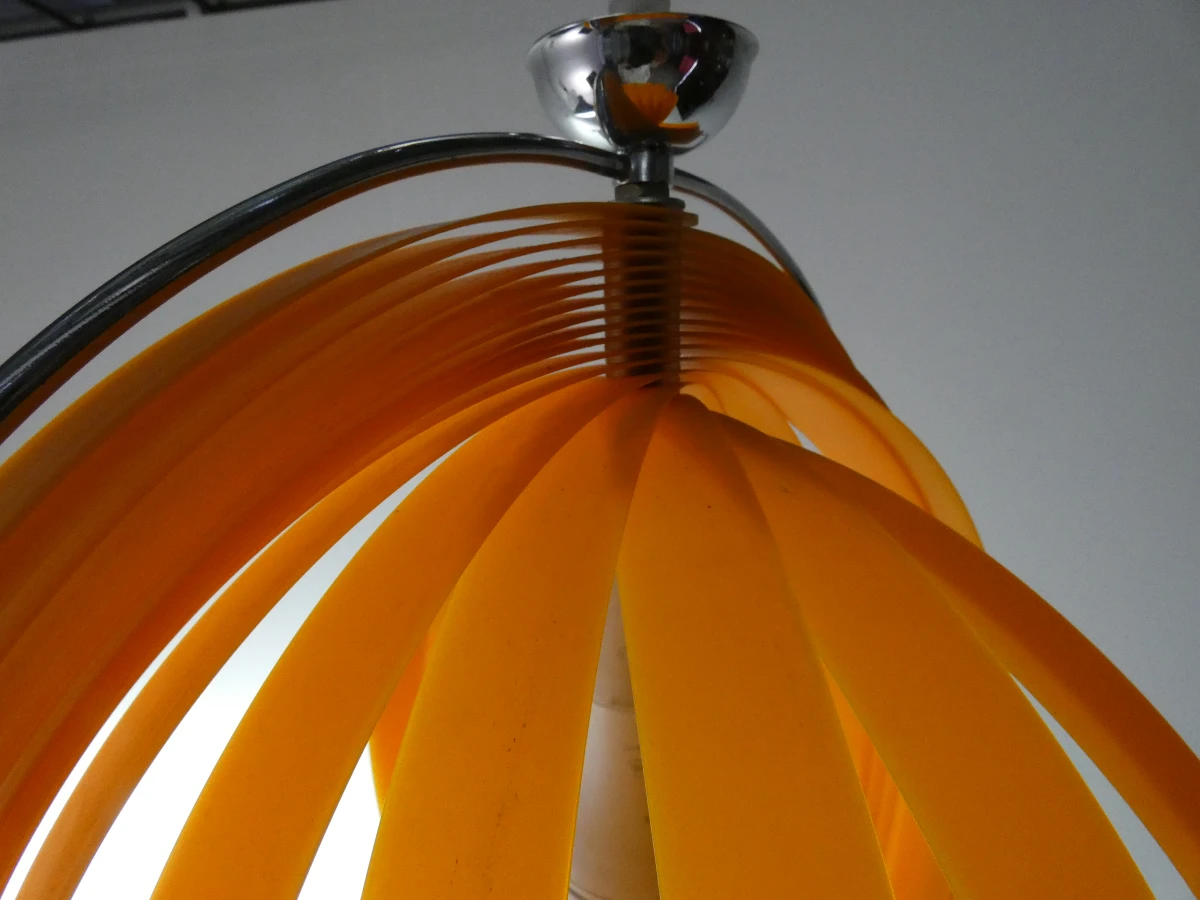 Retro Space Age 'Moon Lamp' – Oranje Design Klassieker - foto 12