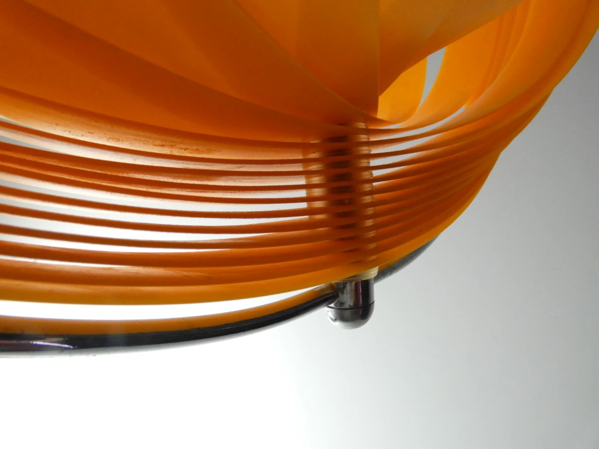 Retro Space Age 'Moon Lamp' – Oranje Design Klassieker - foto 13