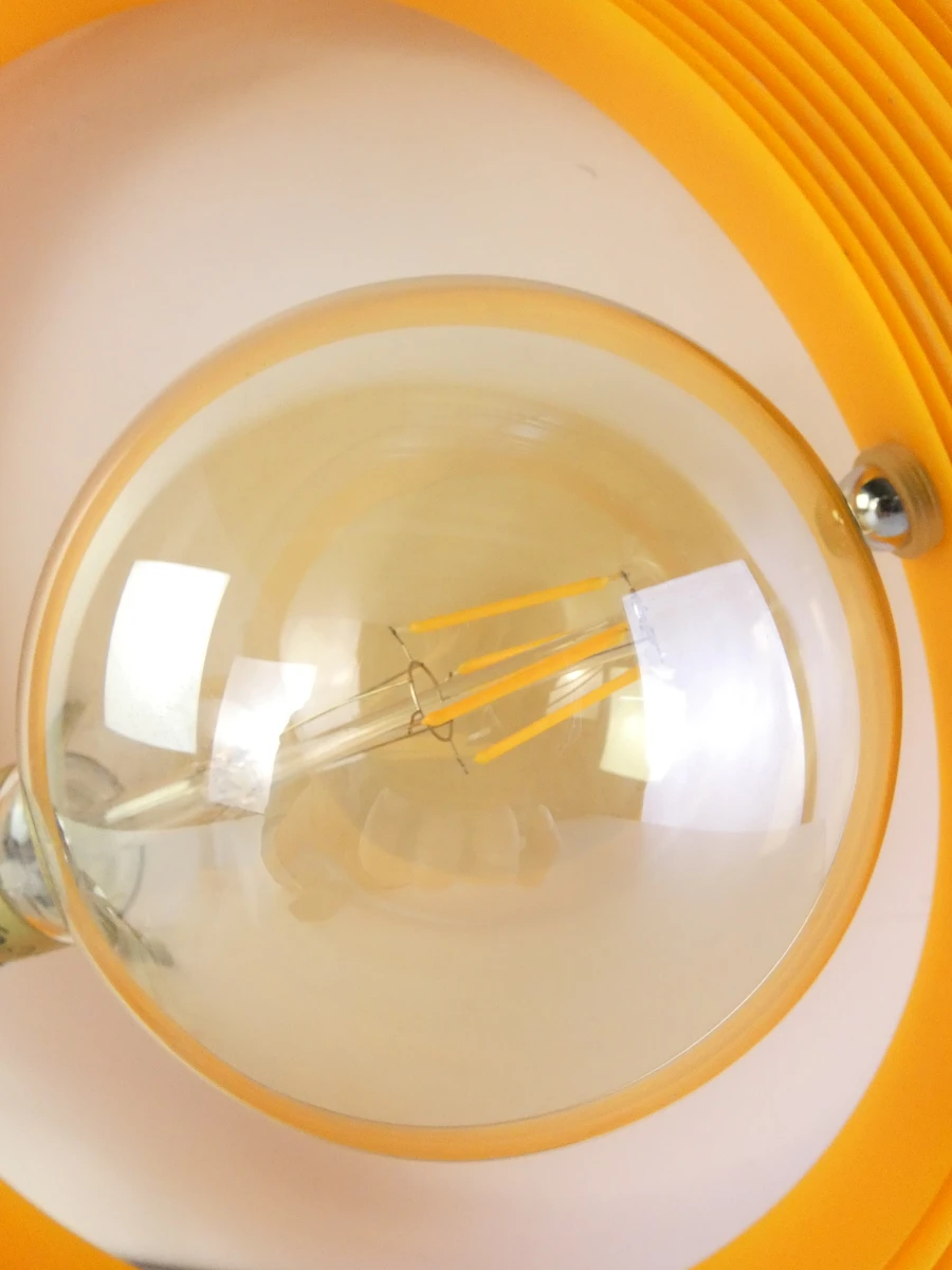 Retro Space Age 'Moon Lamp' – Oranje Design Klassieker - foto 18
