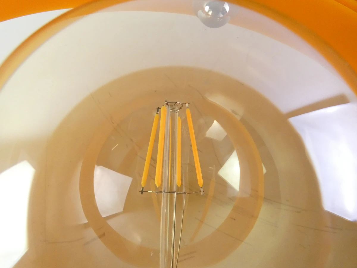 Retro Space Age 'Moon Lamp' – Oranje Design Klassieker - foto 21