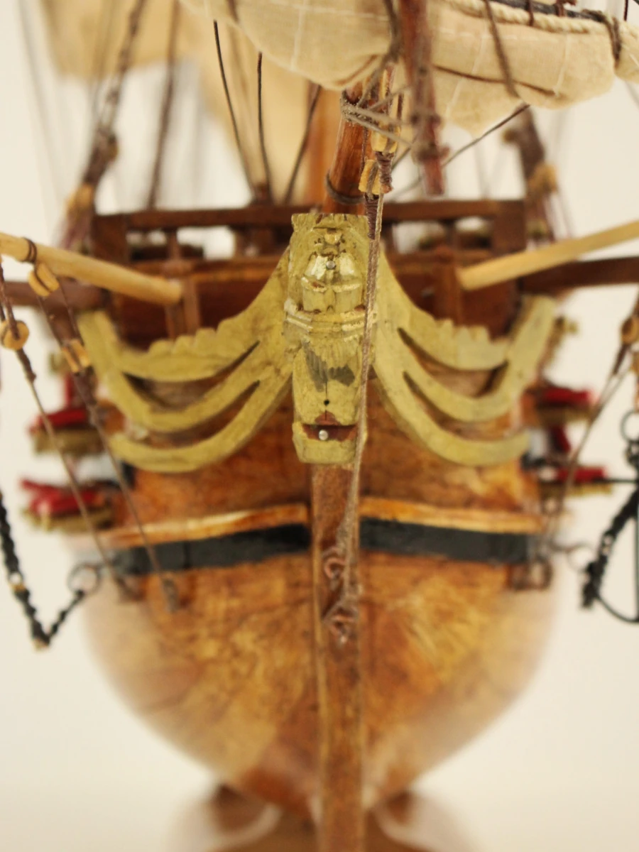 HMS VICTORY 1765 - indrukwekkend handgemaakt houten zeilschip - 75 cm - maritiem verzamelobject - foto 13