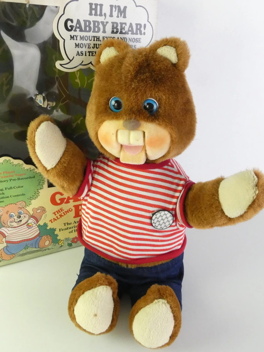 Vintage Teddy Ruxpin pratende beer/cassettespeler interactief - foto 2