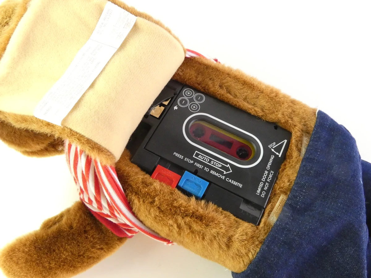 Vintage Teddy Ruxpin pratende beer/cassettespeler interactief - foto 9
