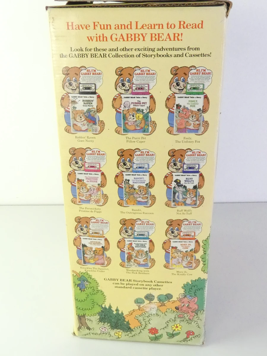 Vintage Teddy Ruxpin pratende beer/cassettespeler interactief - foto 19