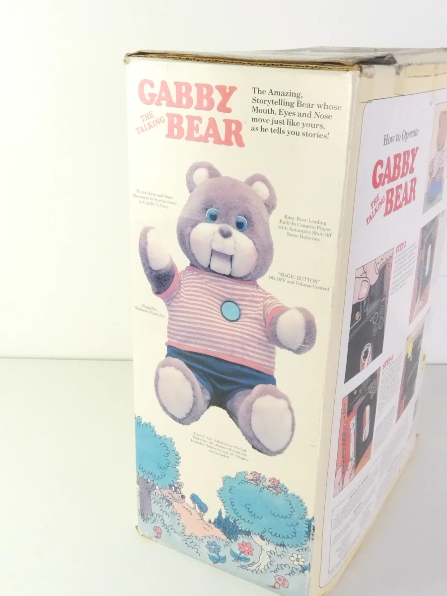 Vintage Teddy Ruxpin pratende beer/cassettespeler interactief - foto 21