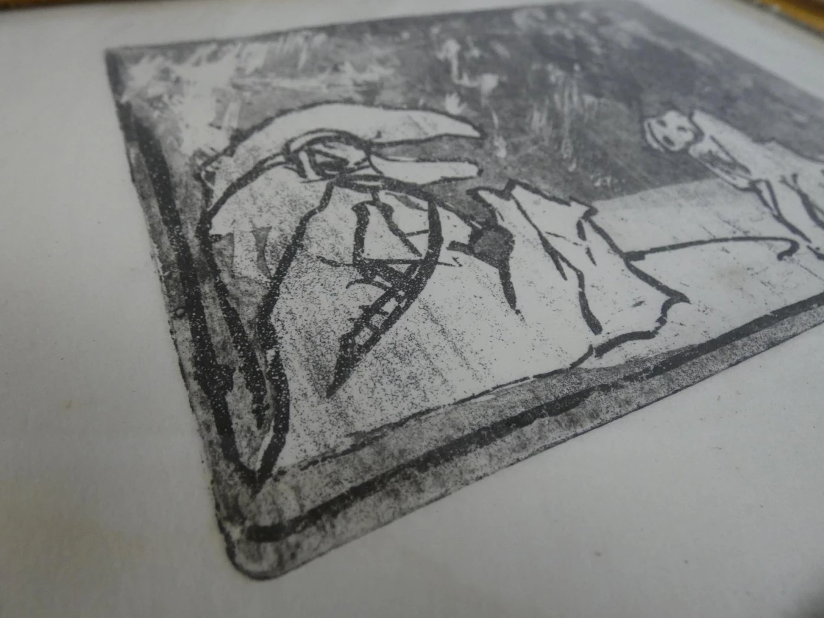 Ingelijste grafische prent naar Pablo Picasso - foto 3