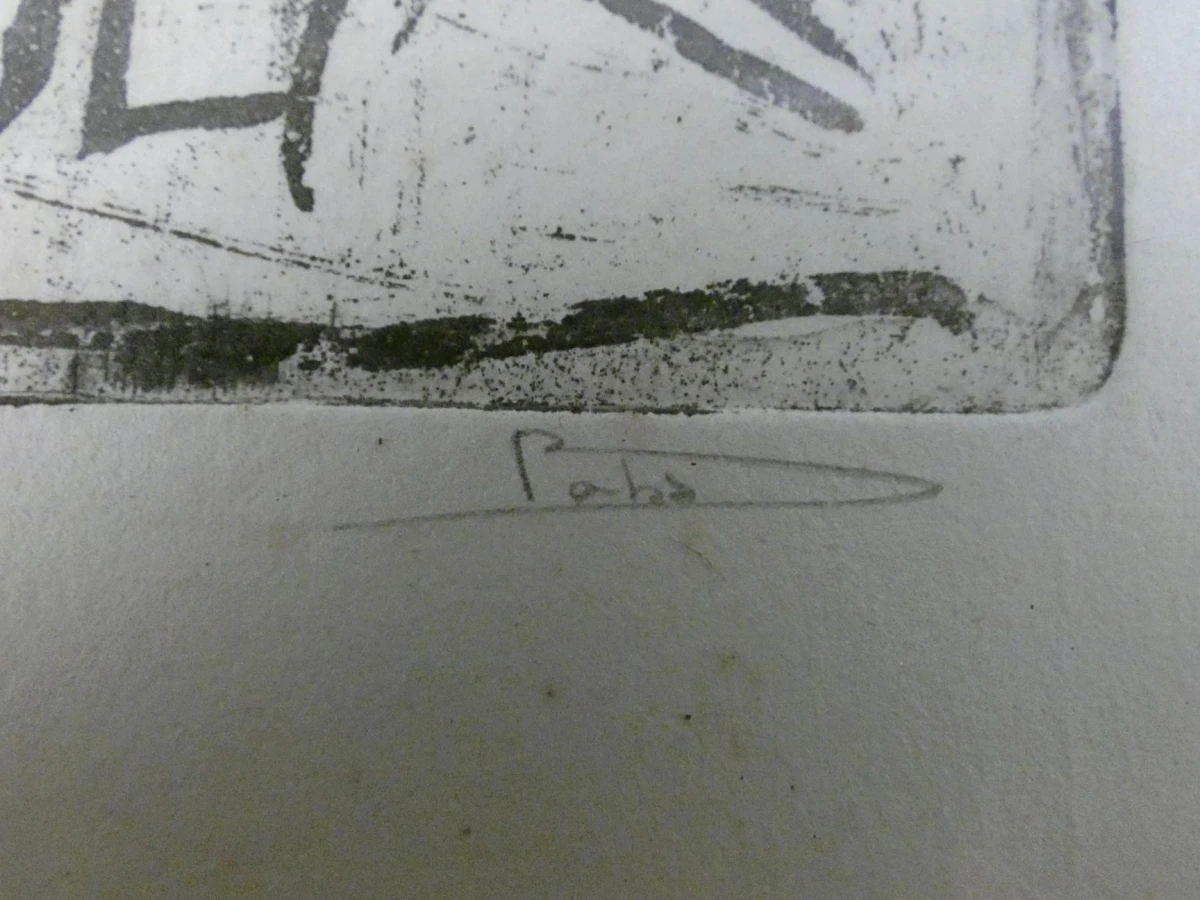 Ingelijste grafische prent naar Pablo Picasso - foto 4