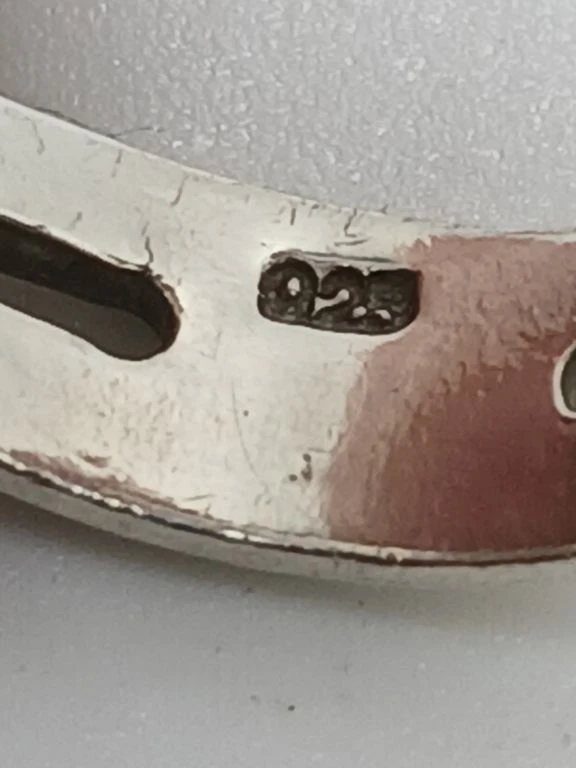 Zilveren ring met spiraalvorm en 925 keurmerk - foto 5