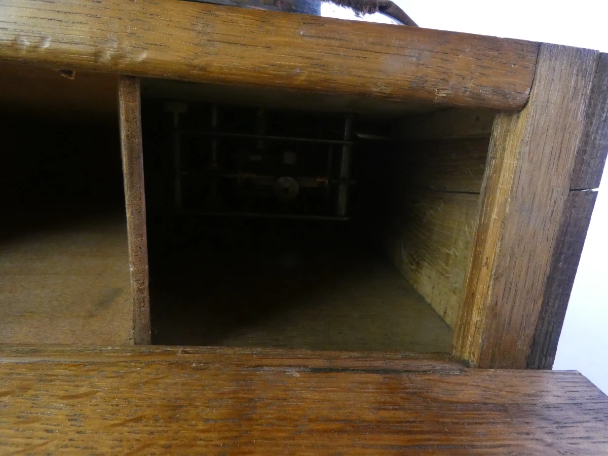 Nostalgische Pathé grammofoon 1900-1930 met platen - foto 12