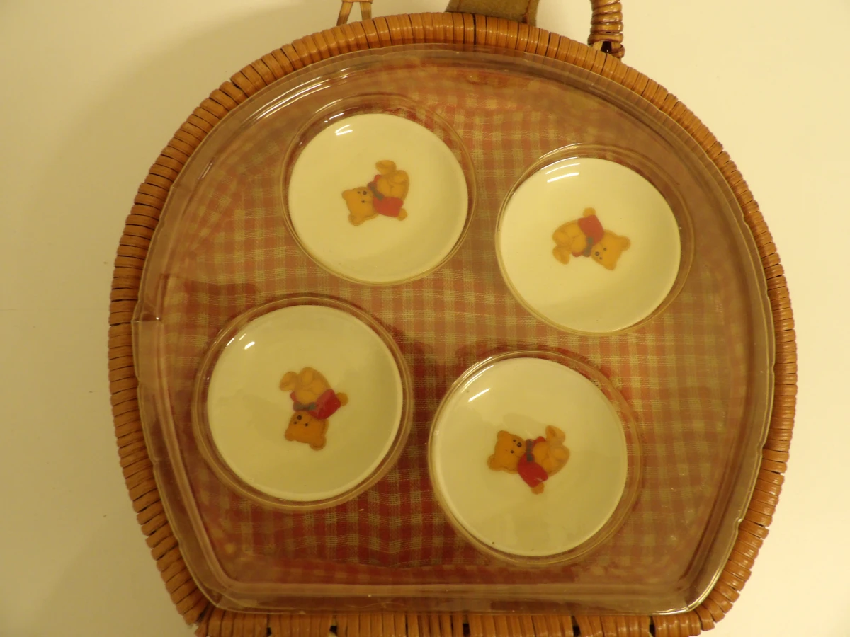 Vintage 13-delig porseleinen kindertheeservies - foto 2