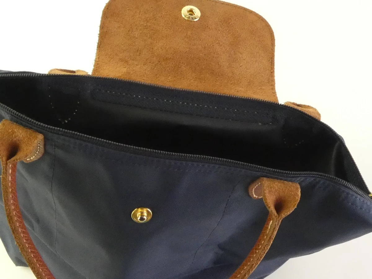 Longchamp Le Pliage - donkerblauwe handtas - foto 6