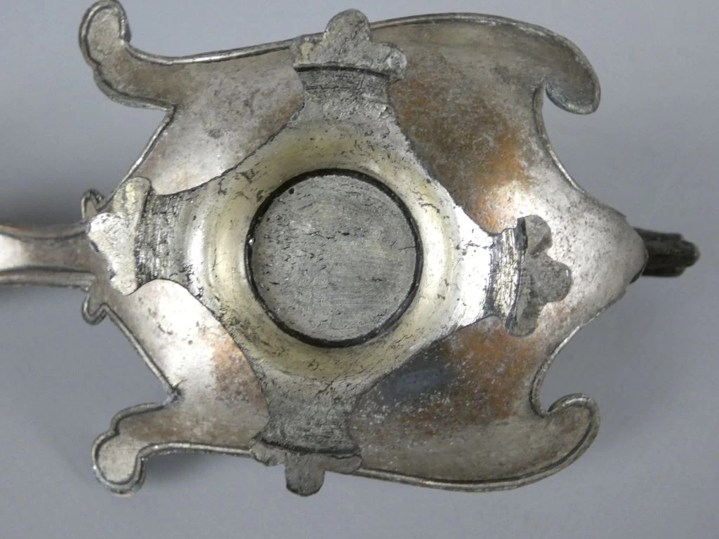 Metalen kandelaar met handvat, Made in Italy - foto 3