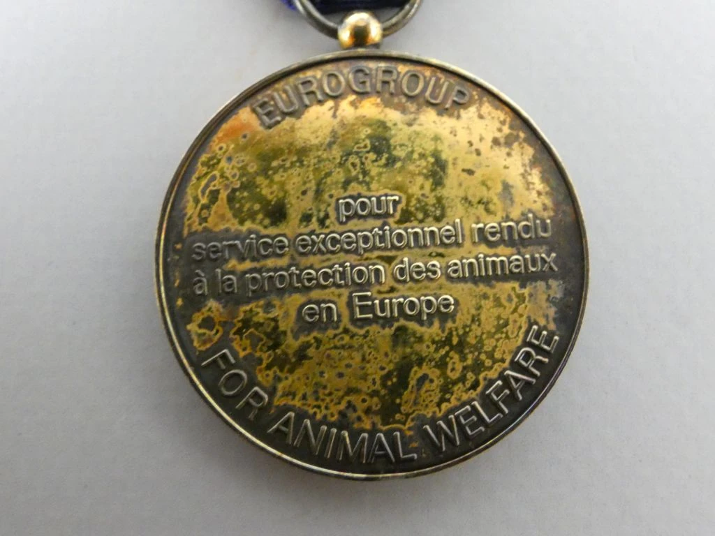 Medaille voor uitzonderlijke dienst aan dierenbescherming in Europa - foto 3