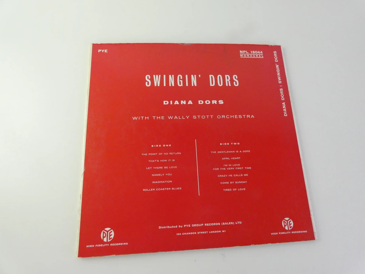 Diana Dors – Swingin' Dors (1960) – Vinyl LP - foto 3