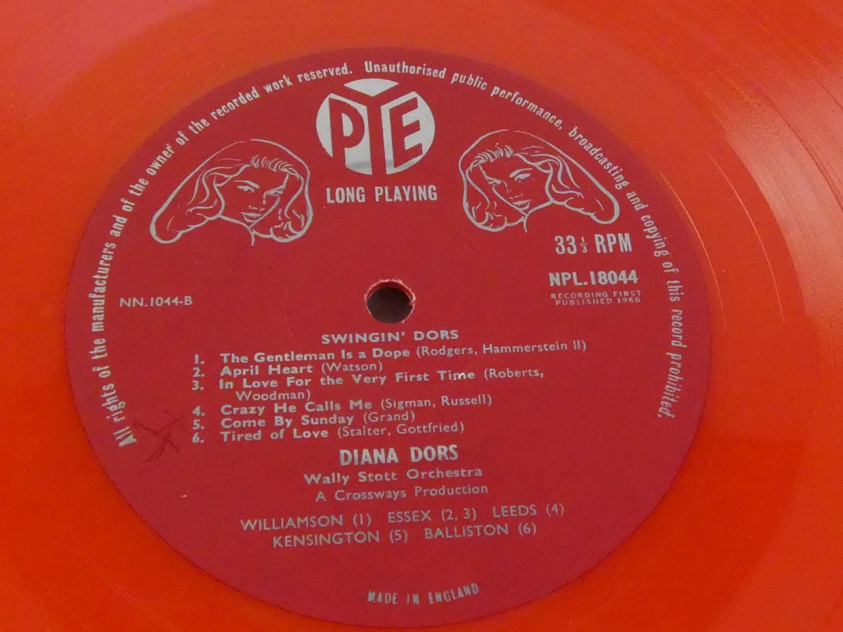 Diana Dors – Swingin' Dors (1960) – Vinyl LP - foto 9