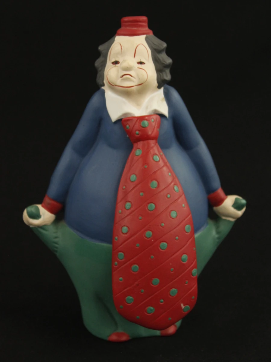 Set van 3 vintage clown spaarpotten in keramiek - foto 6